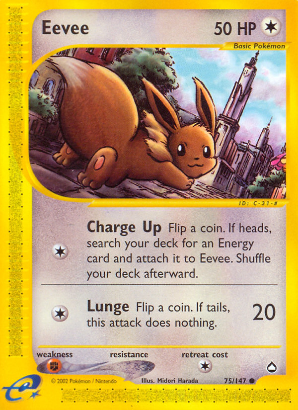 Eevee (75/147) [Aquapolis] | Black Swamp Games