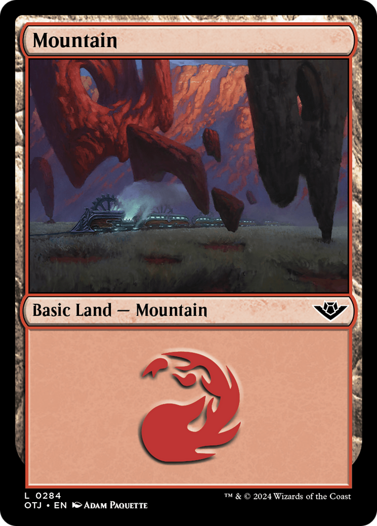 Mountain (0284) [Outlaws of Thunder Junction] | Black Swamp Games
