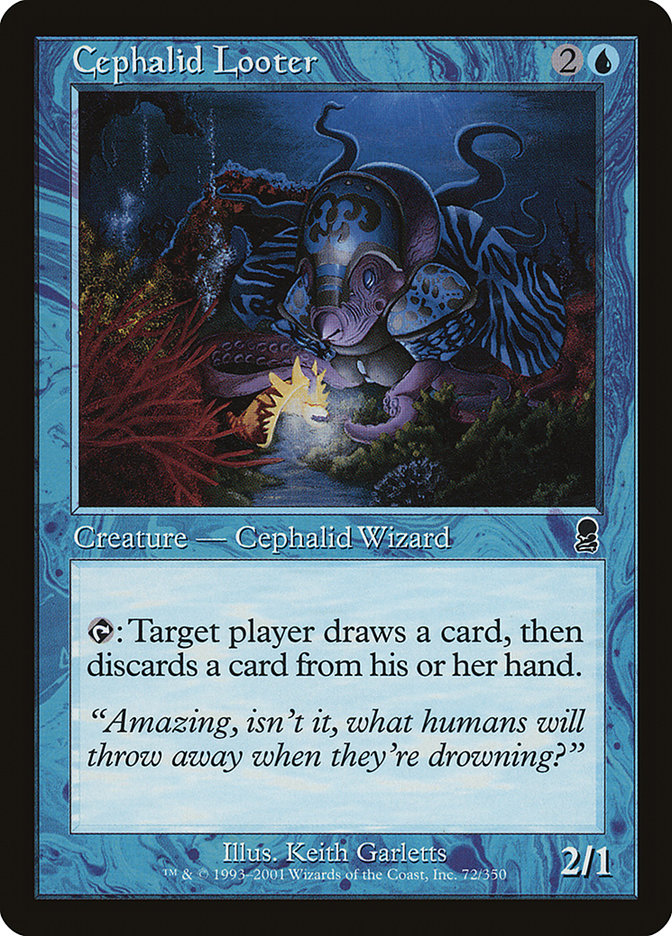 Cephalid Looter (Misprinted) [Odyssey] | Black Swamp Games