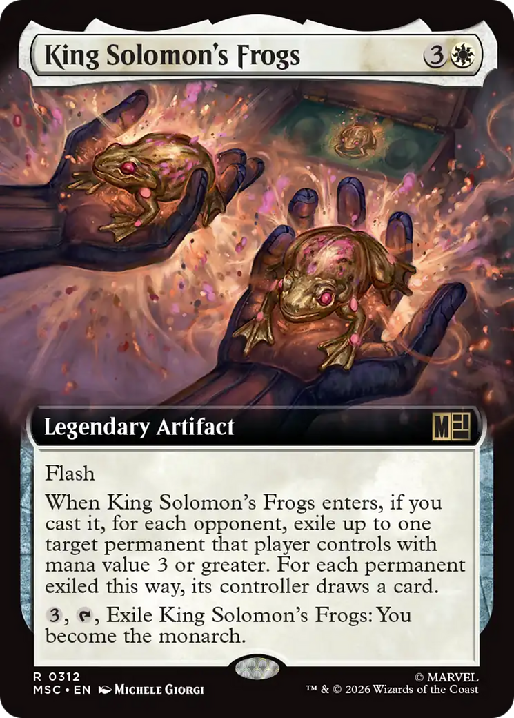 King Solomon's Frogs (Extended Art) [Marvel Super Heroes Commander] | Black Swamp Games