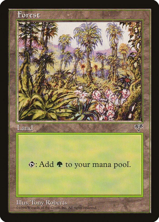 Forest (Flowers Not Opened Bottom Right) [Mirage] | Black Swamp Games