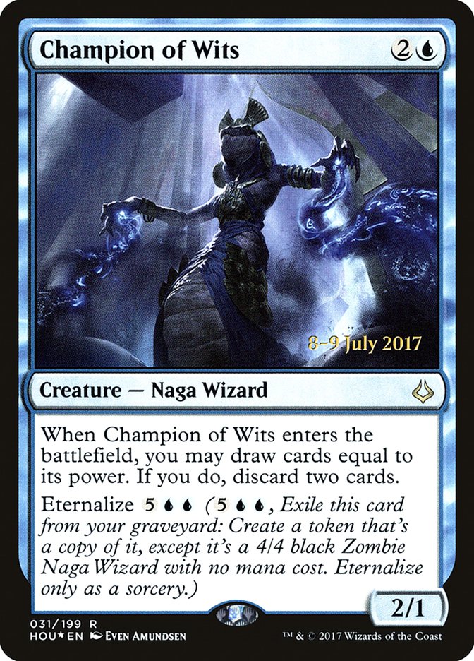 Champion of Wits [Hour of Devastation Prerelease Promos] | Black Swamp Games