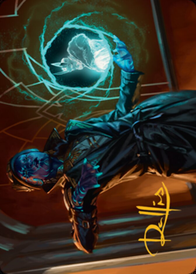 Kamiz, Obscura Oculus Art Card (Gold-Stamped Signature) [Streets of New Capenna Art Series] | Black Swamp Games
