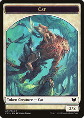 Spirit (023) // Cat Double-Sided Token [Commander 2015 Tokens] | Black Swamp Games