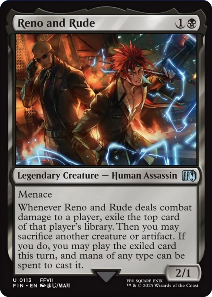 Reno and Rude [FINAL FANTASY] | Black Swamp Games