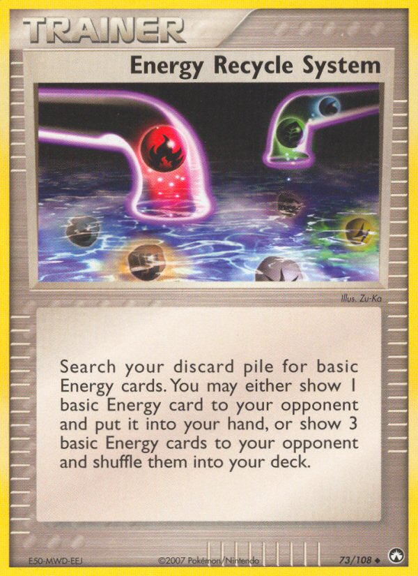 Energy Recycle System (73/108) [EX: Power Keepers] | Black Swamp Games