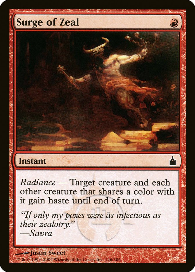 Surge of Zeal [Ravnica: City of Guilds] | Black Swamp Games