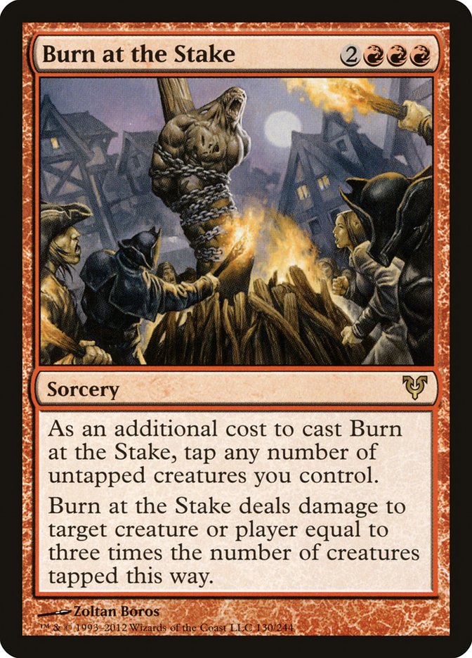 Burn at the Stake [Avacyn Restored] | Black Swamp Games