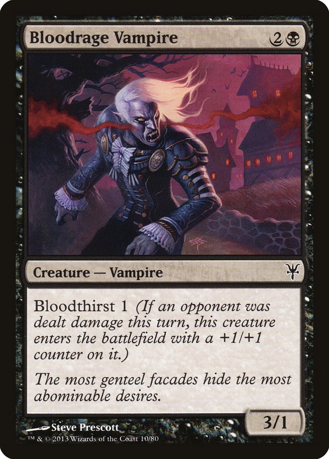 Bloodrage Vampire [Duel Decks: Sorin vs. Tibalt] | Black Swamp Games