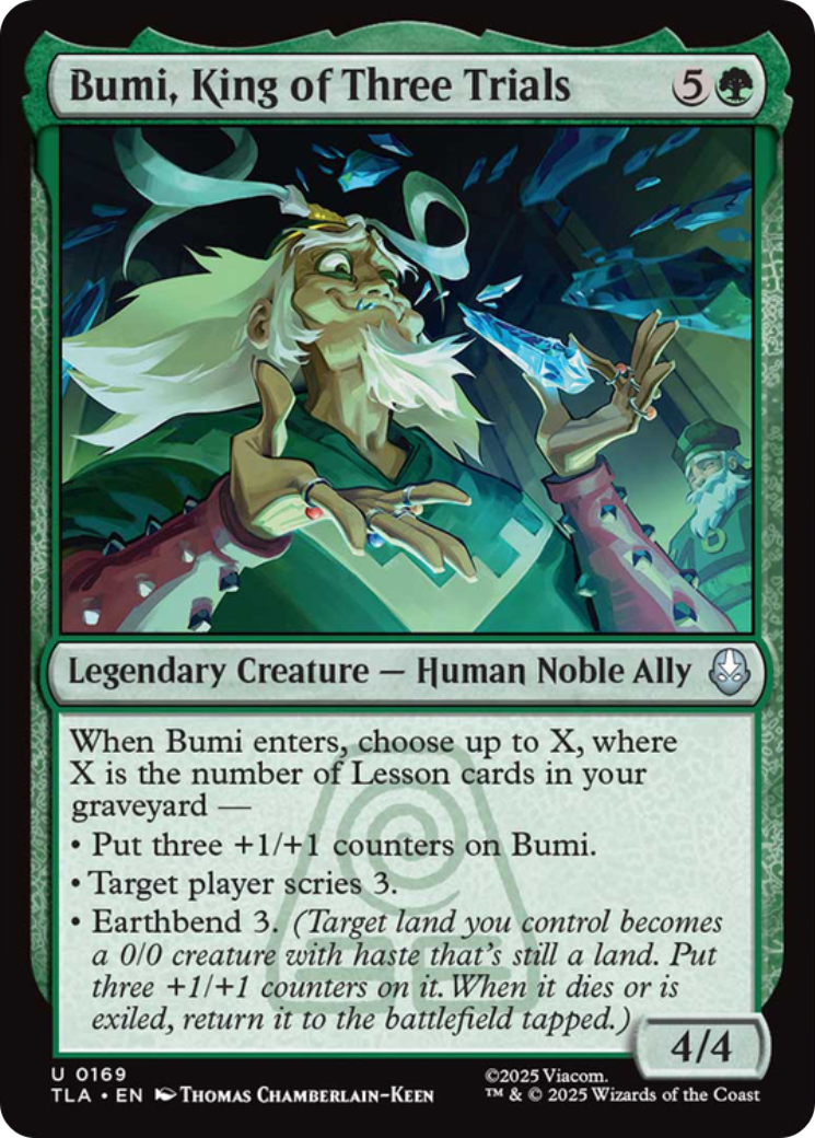 Bumi, King of Three Trials [Avatar: The Last Airbender] | Black Swamp Games