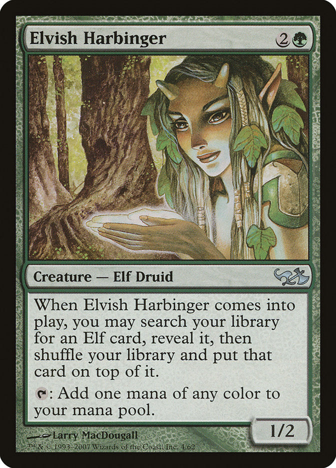 Elvish Harbinger [Duel Decks: Elves vs. Goblins] | Black Swamp Games
