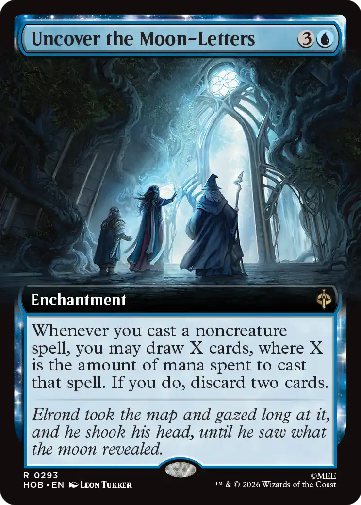 Uncover the Moon-Letters (Extended Art) [The Hobbit] | Black Swamp Games