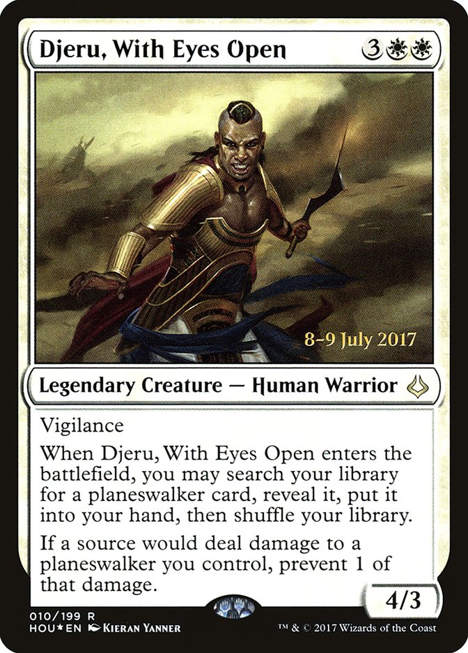Djeru, With Eyes Open [Hour of Devastation Prerelease Promos] | Black Swamp Games