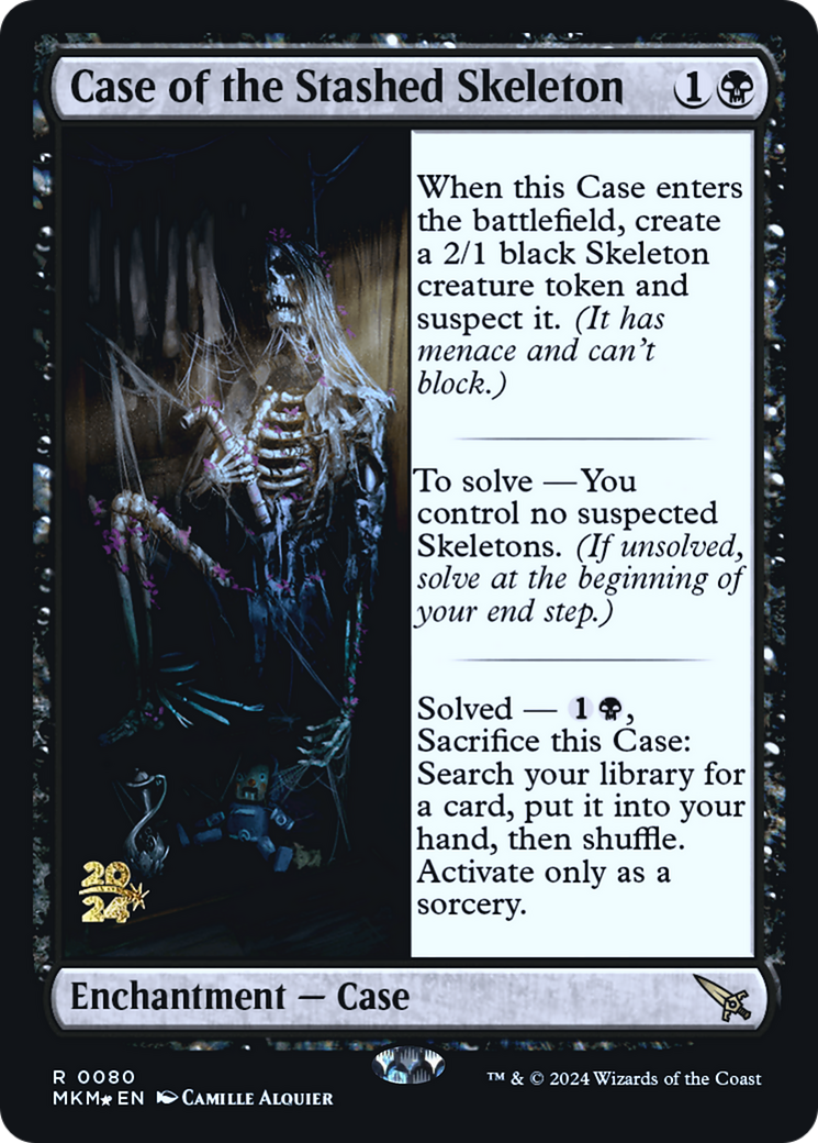 Case of the Stashed Skeleton [Murders at Karlov Manor Prerelease Promos] | Black Swamp Games