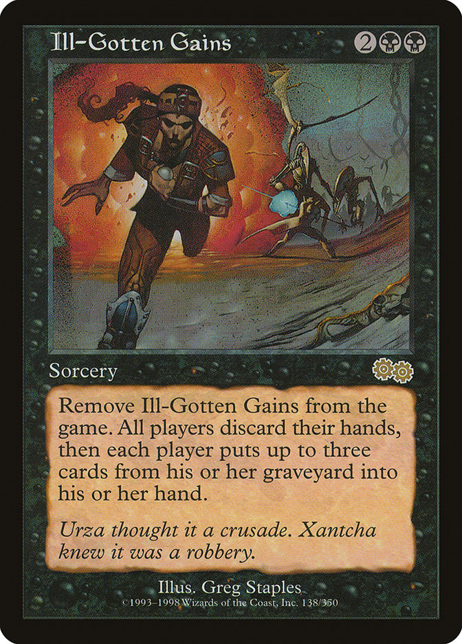 Ill-Gotten Gains [Urza's Saga] | Black Swamp Games