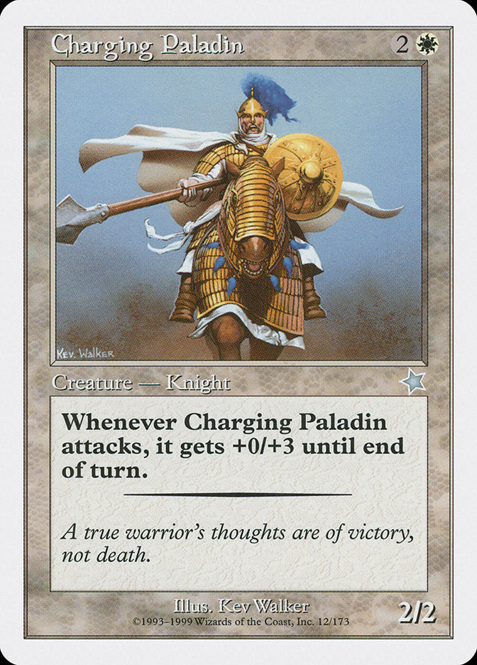 Charging Paladin [Starter 1999] | Black Swamp Games