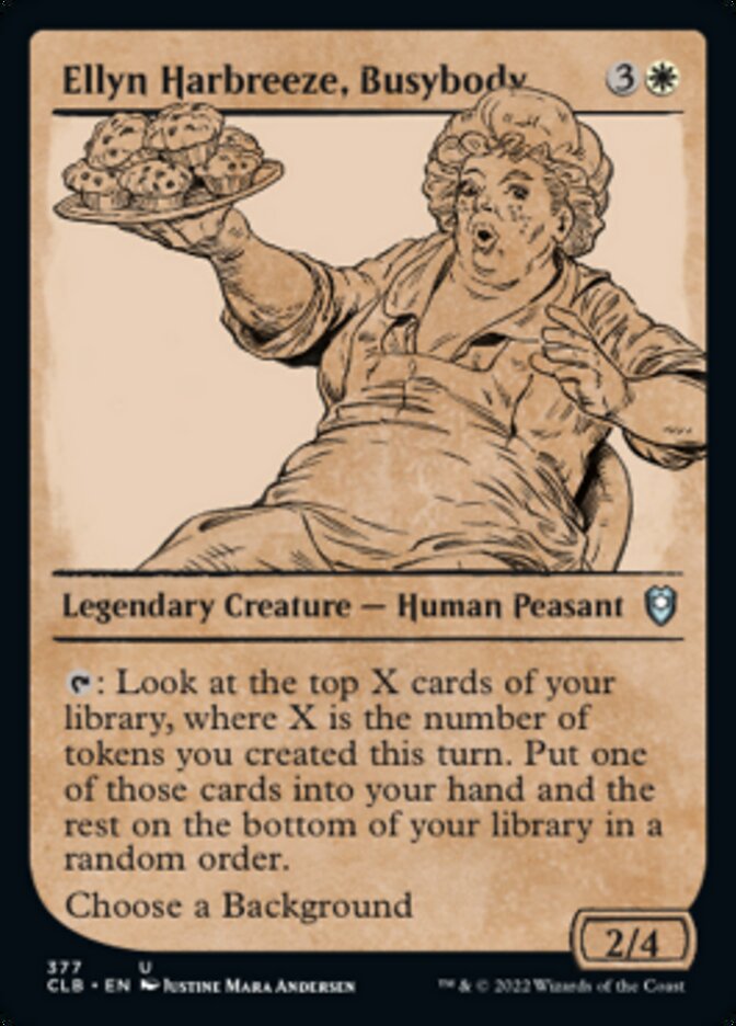 Ellyn Harbreeze, Busybody (Showcase) [Commander Legends: Battle for Baldur's Gate] | Black Swamp Games