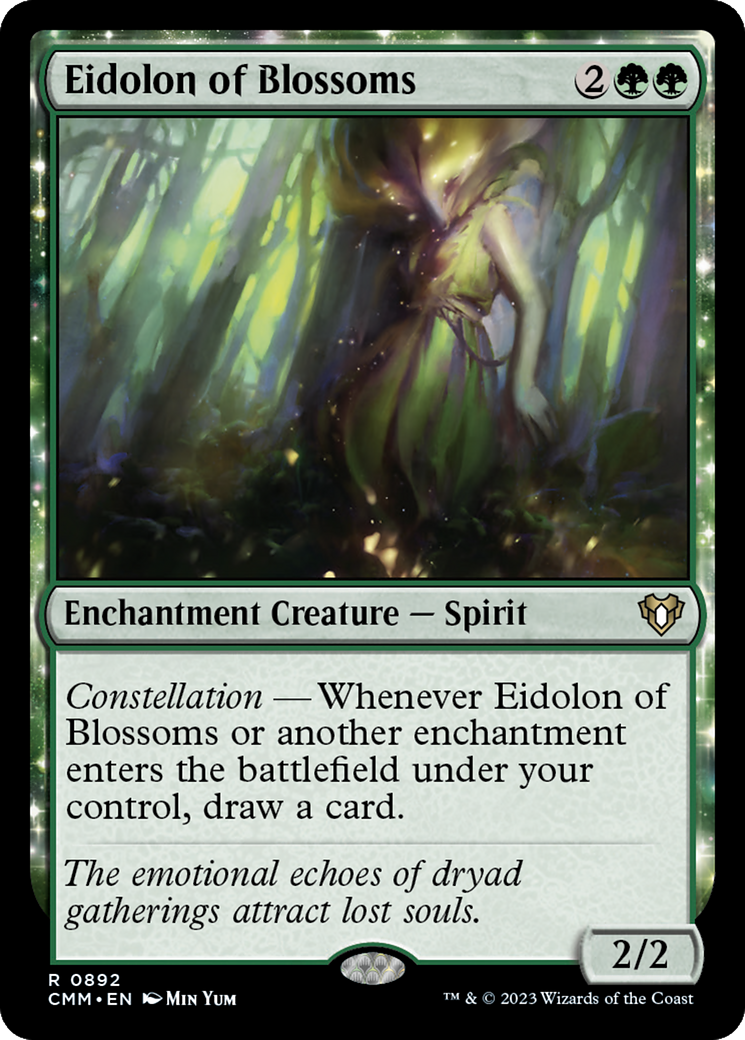 Eidolon of Blossoms [Commander Masters] | Black Swamp Games