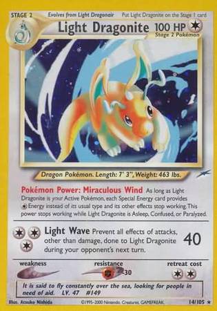 Light Dragonite (14/105) [Neo Destiny Unlimited] | Black Swamp Games