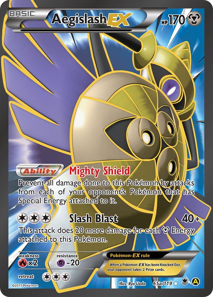 Aegislash EX (65a/119) [Alternate Art Promos] | Black Swamp Games