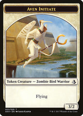 Aven Initiate // Snake Double-Sided Token [Amonkhet Tokens] | Black Swamp Games