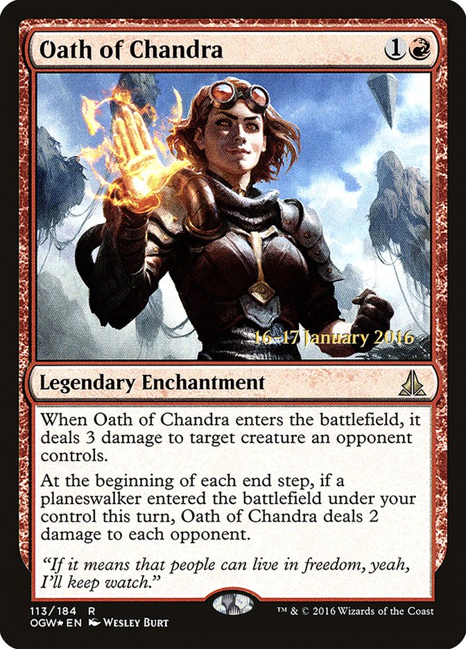 Oath of Chandra [Oath of the Gatewatch Prerelease Promos] | Black Swamp Games