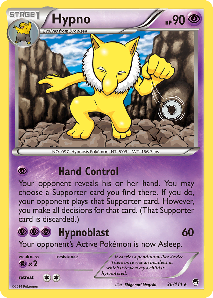 Hypno (36/111) [XY: Furious Fists] | Black Swamp Games