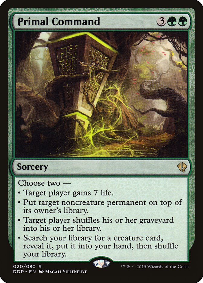 Primal Command [Duel Decks: Zendikar vs. Eldrazi] | Black Swamp Games