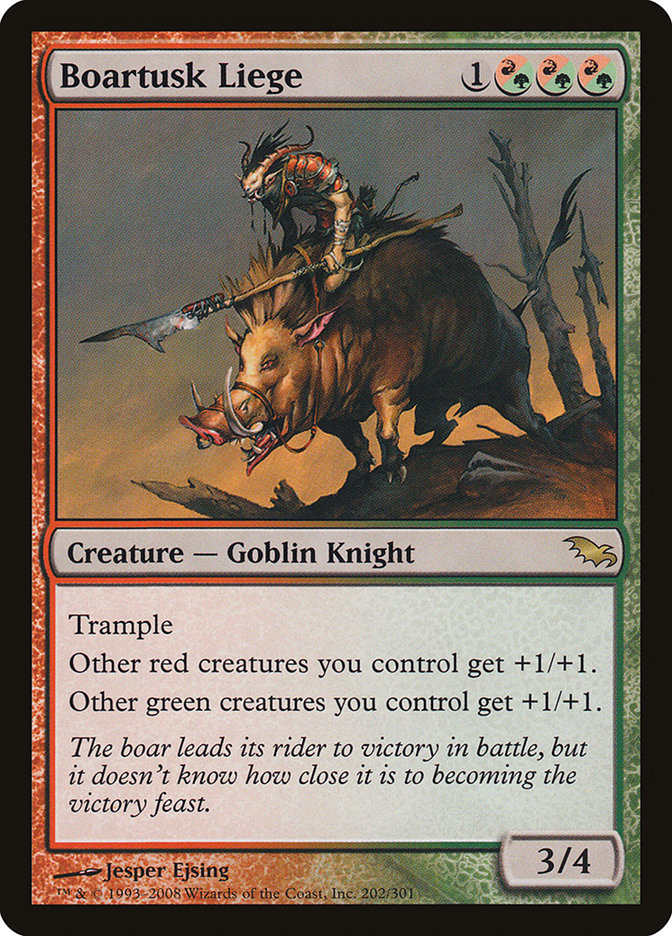 Boartusk Liege [Shadowmoor] | Black Swamp Games