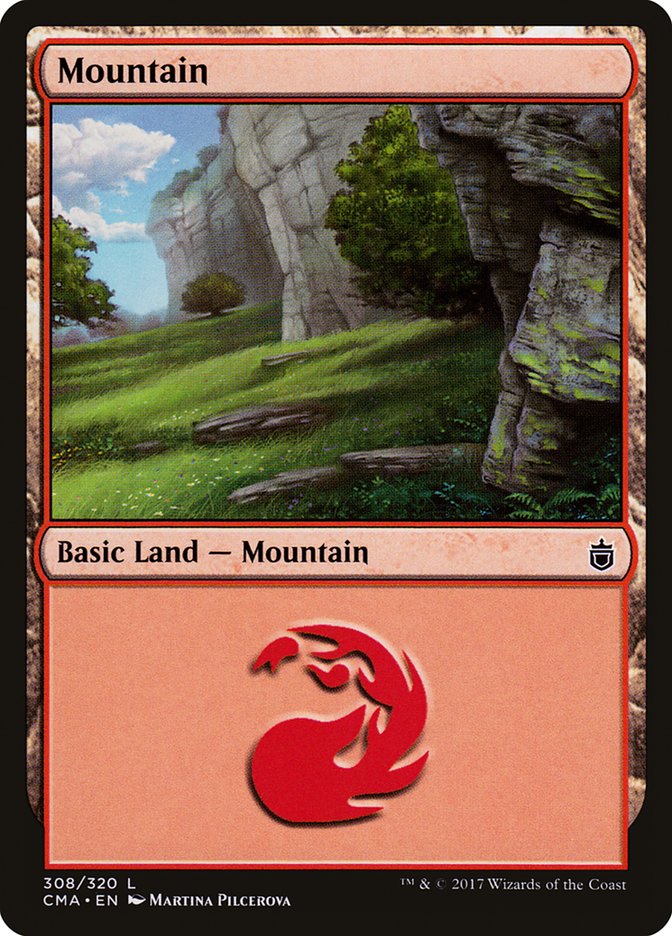 Mountain (308) [Commander Anthology] | Black Swamp Games