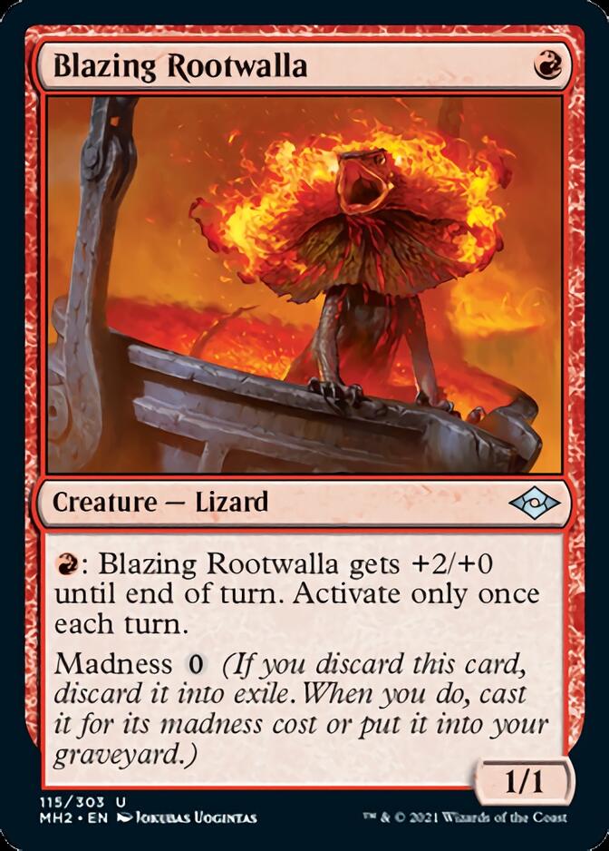 Blazing Rootwalla [Modern Horizons 2] | Black Swamp Games