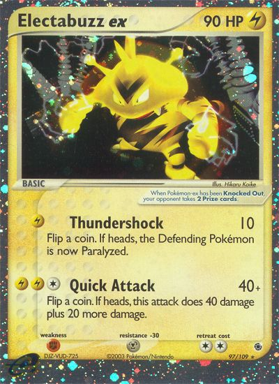 Electabuzz ex (97/109) [EX: Ruby & Sapphire] | Black Swamp Games