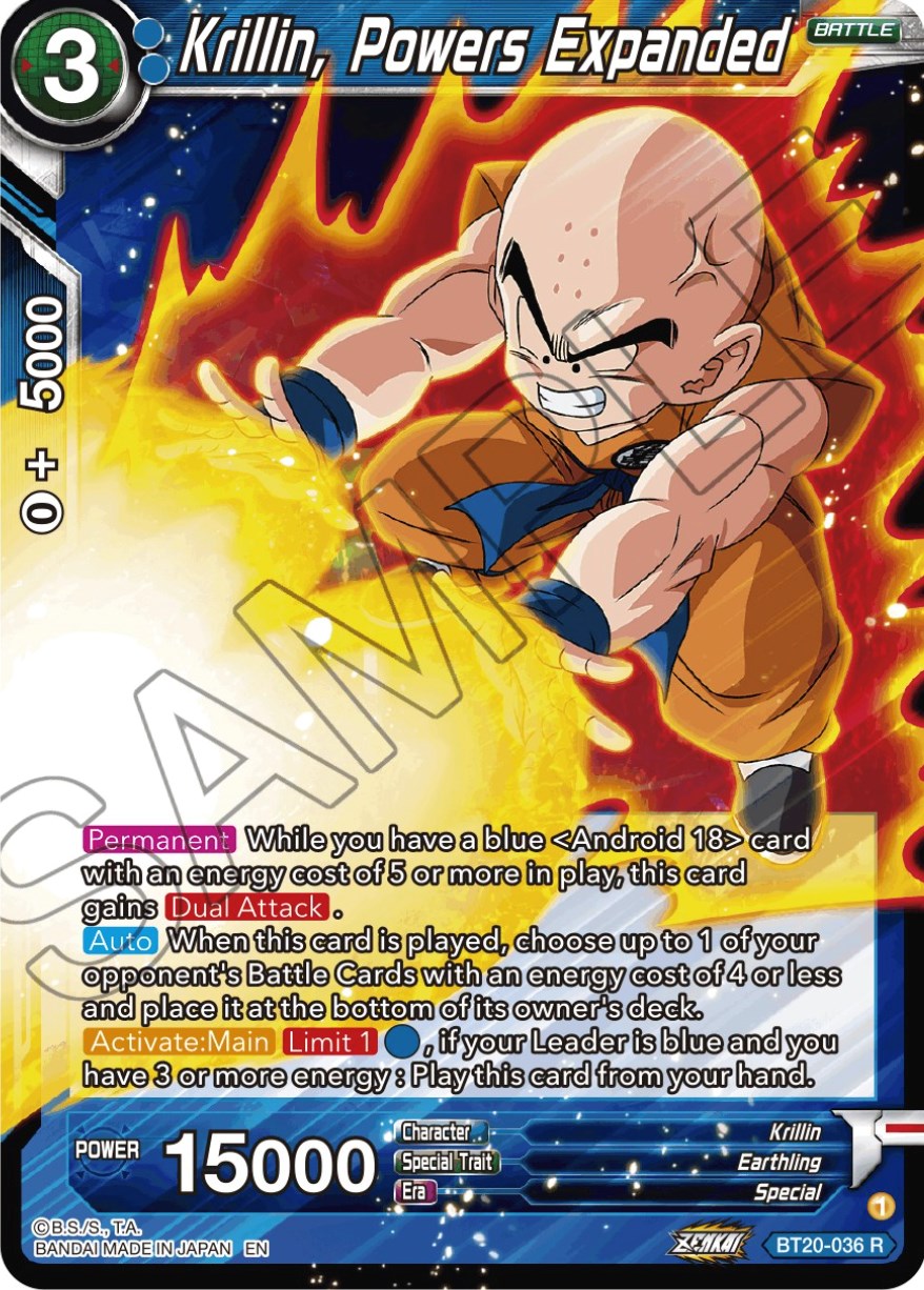 Krillin, Powers Expanded (BT20-036) [Power Absorbed] | Black Swamp Games