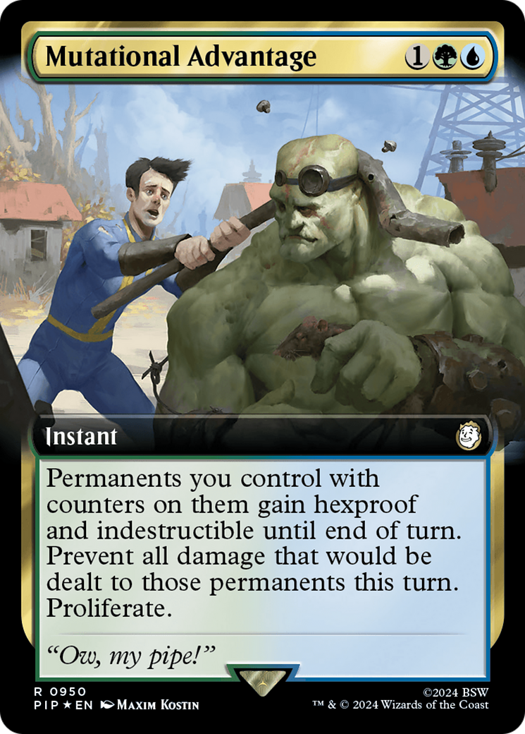 Mutational Advantage (Extended Art) (Surge Foil) [Fallout] | Black Swamp Games