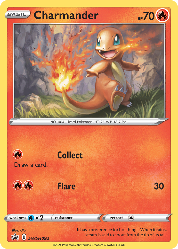 Charmander (SWSH092) [Sword & Shield: Black Star Promos] | Black Swamp Games