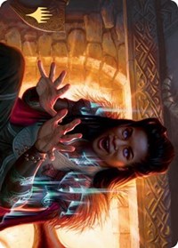 Birgi, God of Storytelling Art Card (Gold-Stamped Signature) [Kaldheim Art Series] | Black Swamp Games