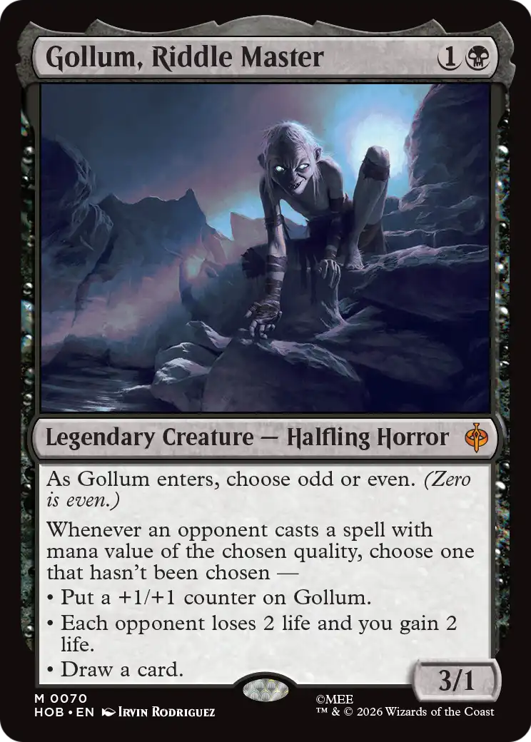 Gollum, Riddle Master [The Hobbit] | Black Swamp Games