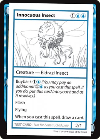 Innocuous Insect (2021 Edition) [Mystery Booster Playtest Cards] | Black Swamp Games