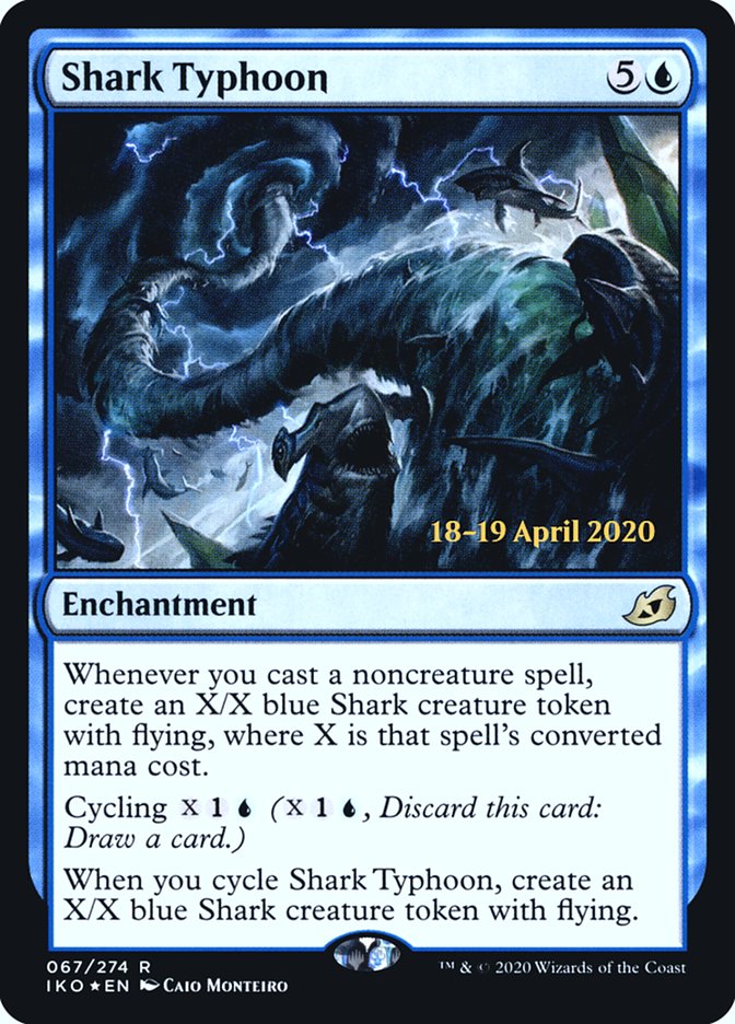 Shark Typhoon [Ikoria: Lair of Behemoths Prerelease Promos] | Black Swamp Games