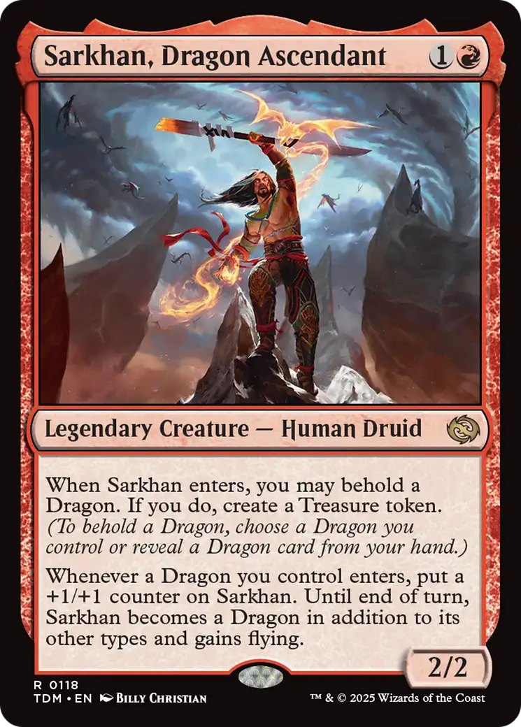 Sarkhan, Dragon Ascendant (118) [Tarkir: Dragonstorm] | Black Swamp Games