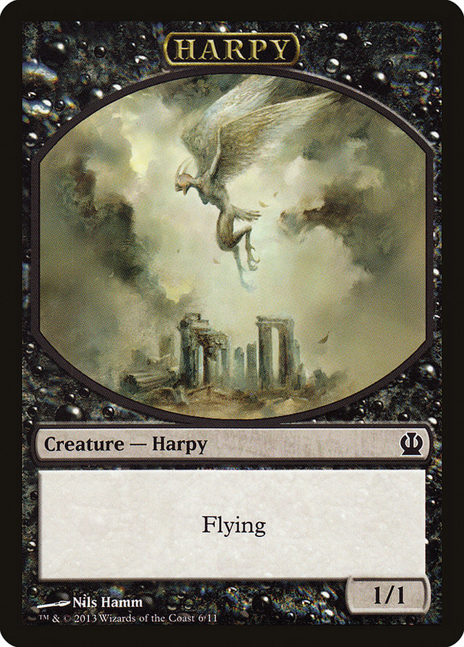 Harpy Token [Theros Tokens] | Black Swamp Games