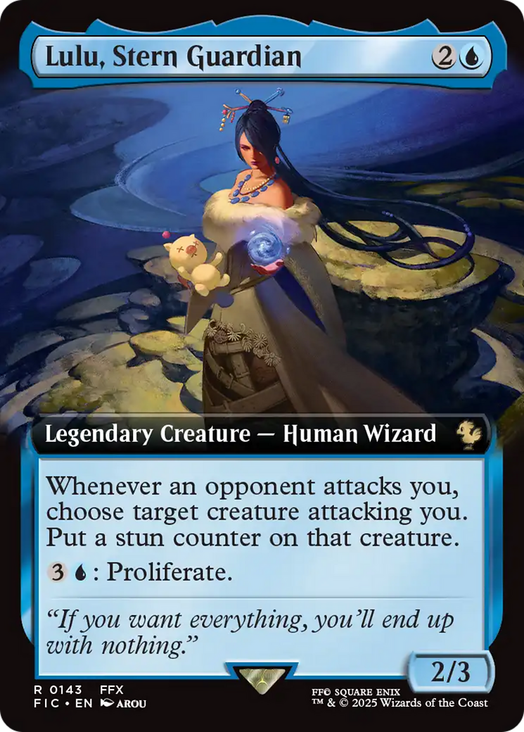 Lulu, Stern Guardian (Extended Art) [FINAL FANTASY Commander] | Black Swamp Games