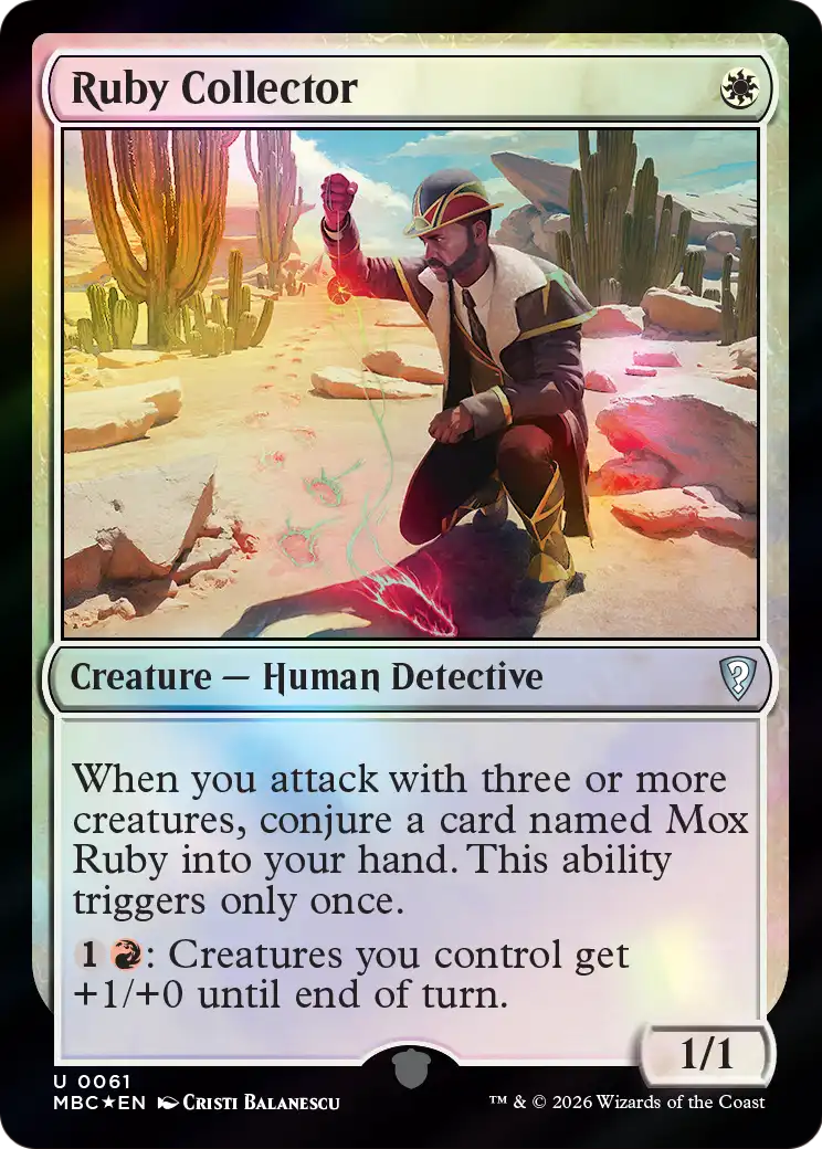 Ruby Collector [Mystery Booster: Commander Edition] | Black Swamp Games