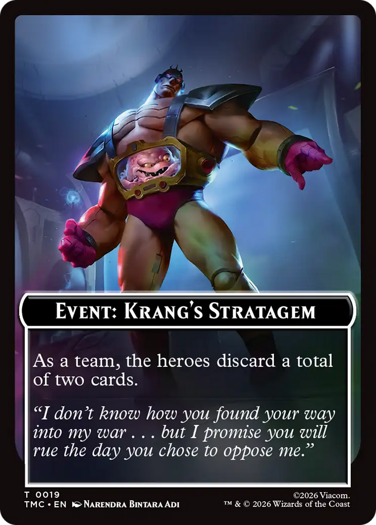 Event: Krang's Stratagem [Teenage Mutant Ninja Turtles Commander Tokens] | Black Swamp Games