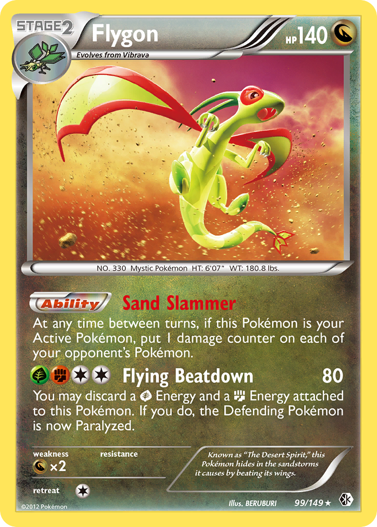 Flygon (99/149) [Black & White: Boundaries Crossed] | Black Swamp Games