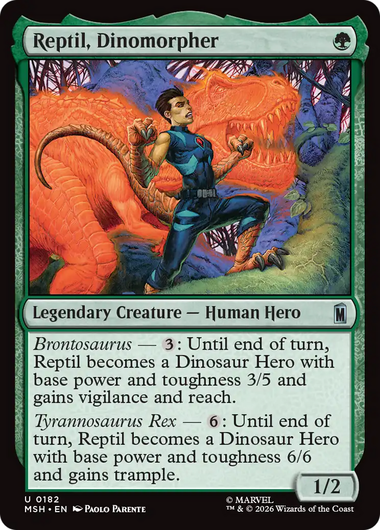 Reptil, Dinomorpher [Marvel Super Heroes] | Black Swamp Games