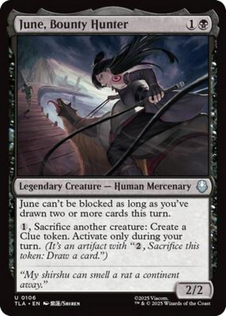 June, Bounty Hunter [Avatar: The Last Airbender] | Black Swamp Games