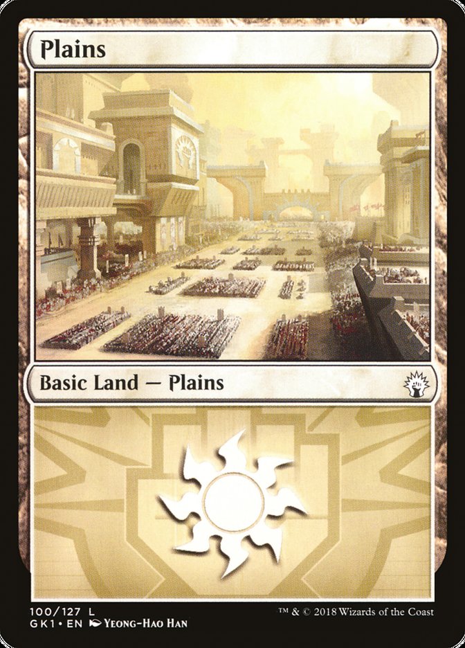 Plains (100) [Guilds of Ravnica Guild Kit] | Black Swamp Games