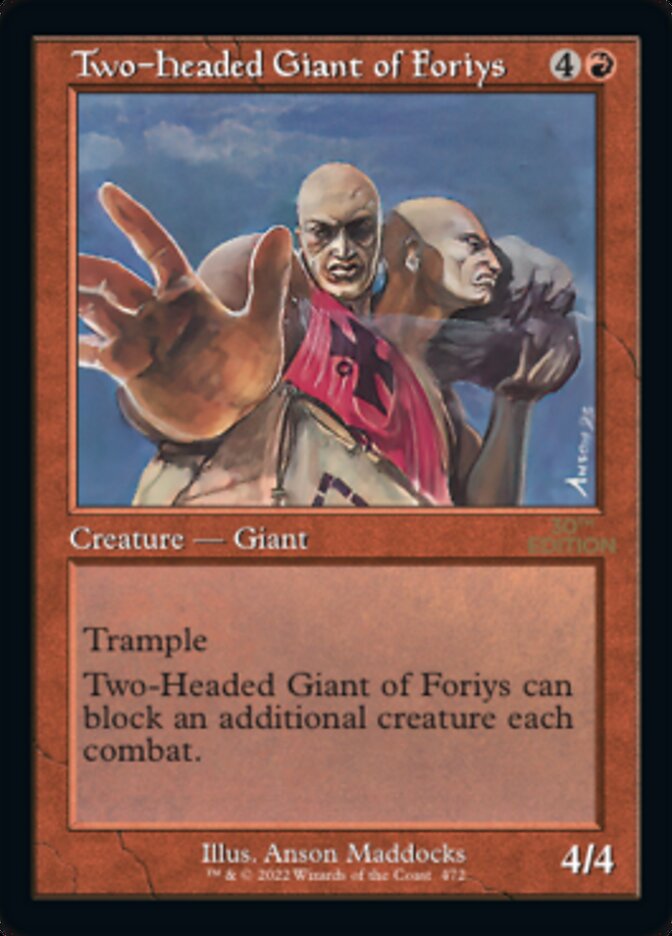 Two-Headed Giant of Foriys (Retro) [30th Anniversary Edition] | Black Swamp Games