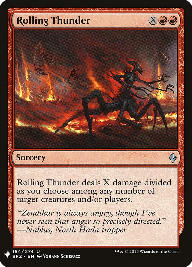 Rolling Thunder [Mystery Booster] | Black Swamp Games
